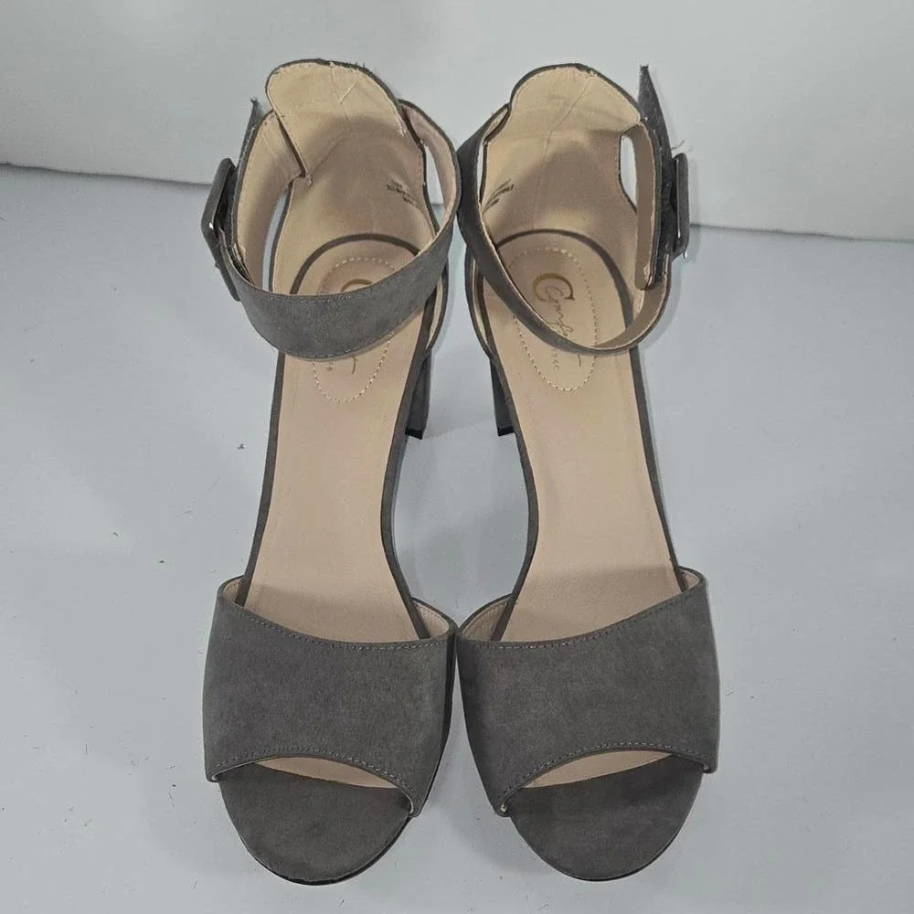 C Comfort‎ Est 1946 shoe Women's Ankle Adjustable Strap Block Heel Size 10M